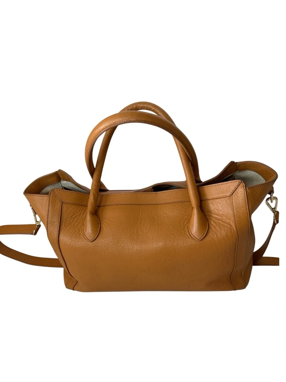 Mark and Graham Large Leather Tote/Work Bag with Removable Shoulder Strap,Unisex